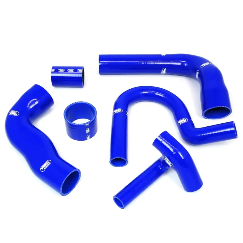 Samco Sport 6-dílná sada silikonových hadic pro vedení vzduchu k turbu s výstupem na BOV pro Ford Focus RS Mk2 2009 - On 2.5l Turbo 25mm Dump Valve Relocation Hose Included With Kit, barva fialová Horká Nabídka