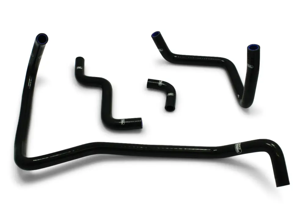 Cenový Hit Samco Sport 4-dílná sada silikonových hadic pro vedení k chargecooleru pro Ford Mustang Shelby GT-500 2007 - 2012 5.4l V8 Supercharged, barva gunmetal šedá