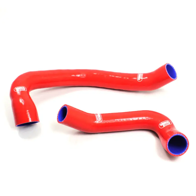 Samco Sport 2-dílná sada silikonových hadic pro vedení chladicí kapaliny pro Jeep Wrangler 1997 - 2006 4.0l (242CID) 6vál., barva samco blaze (černá s plameny) Vrácení Zdarma