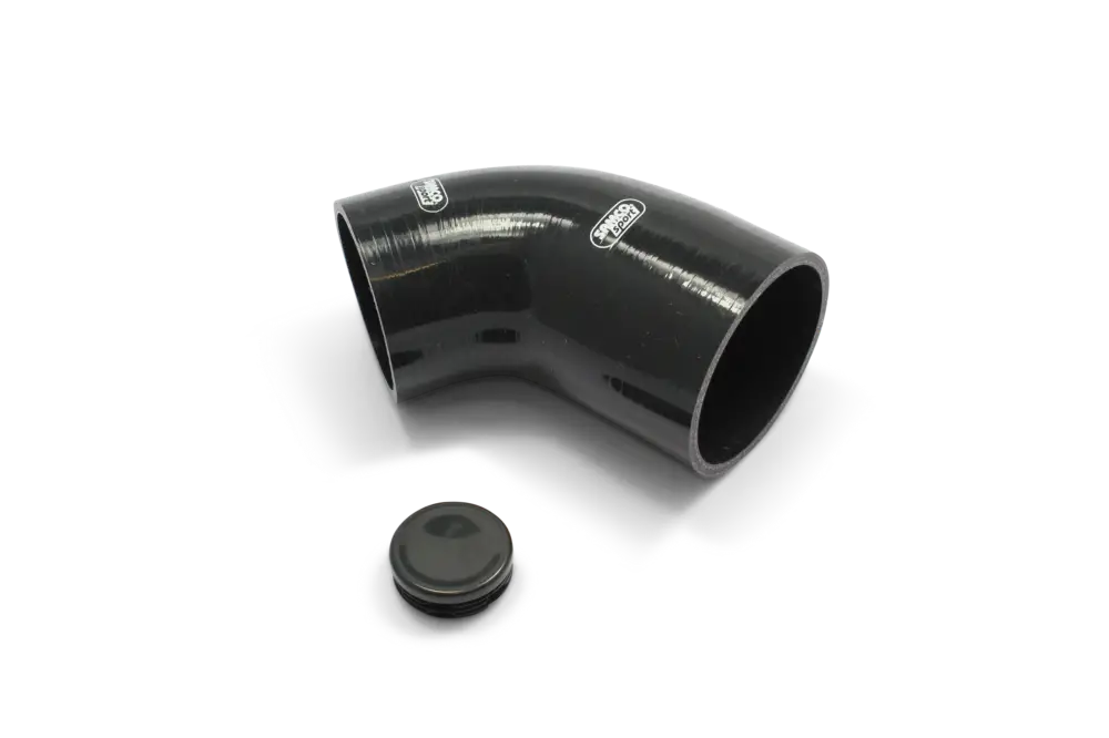 Samco Sport silikonová hadice pro vedení ke škrtící klapce pro Porsche 997/911 2005 - 2008 Carrera 3.6 l N/A, 4/4S, GT3, GT3 RS, Targa 4/4S (Resonator Delete), barva oranžová Must-Have