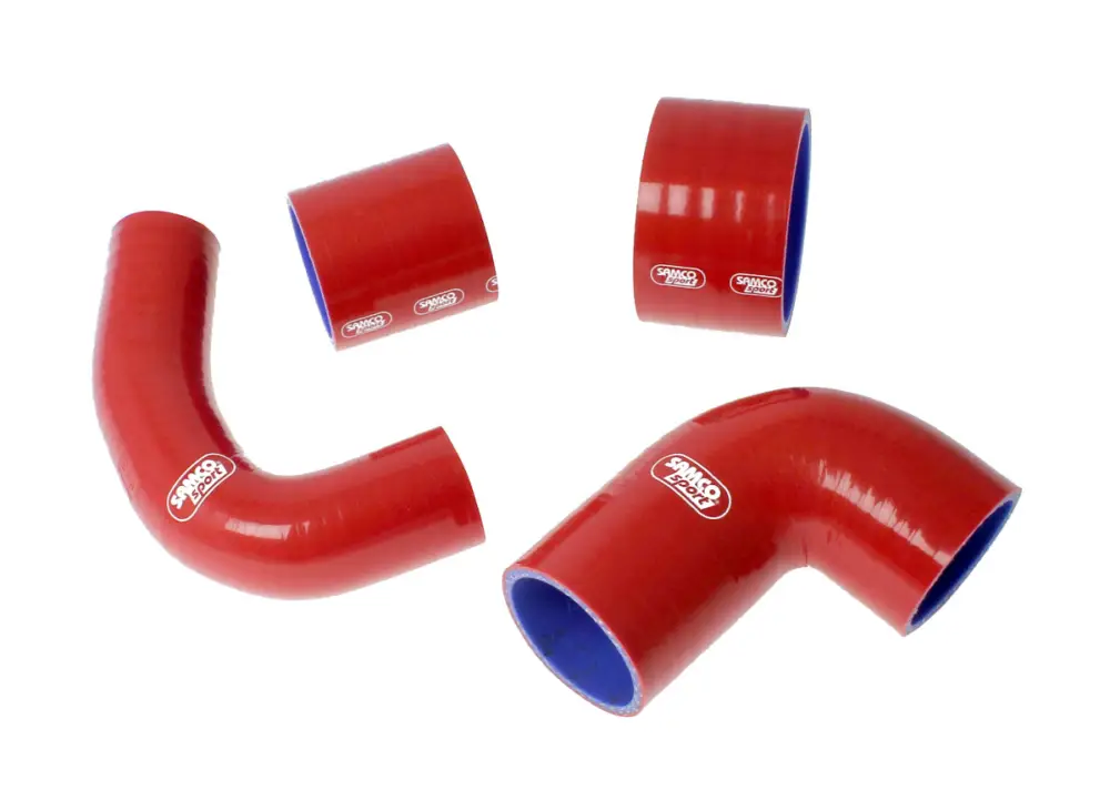 Samco Sport 4-dílná sada silikonových hadic pro vedení tlakového vzduchu pro Subaru Impreza GC8 1997-1999 Turbo verze 3 a 4 (STi), barva matná černá (classic) Cenově Výhodný