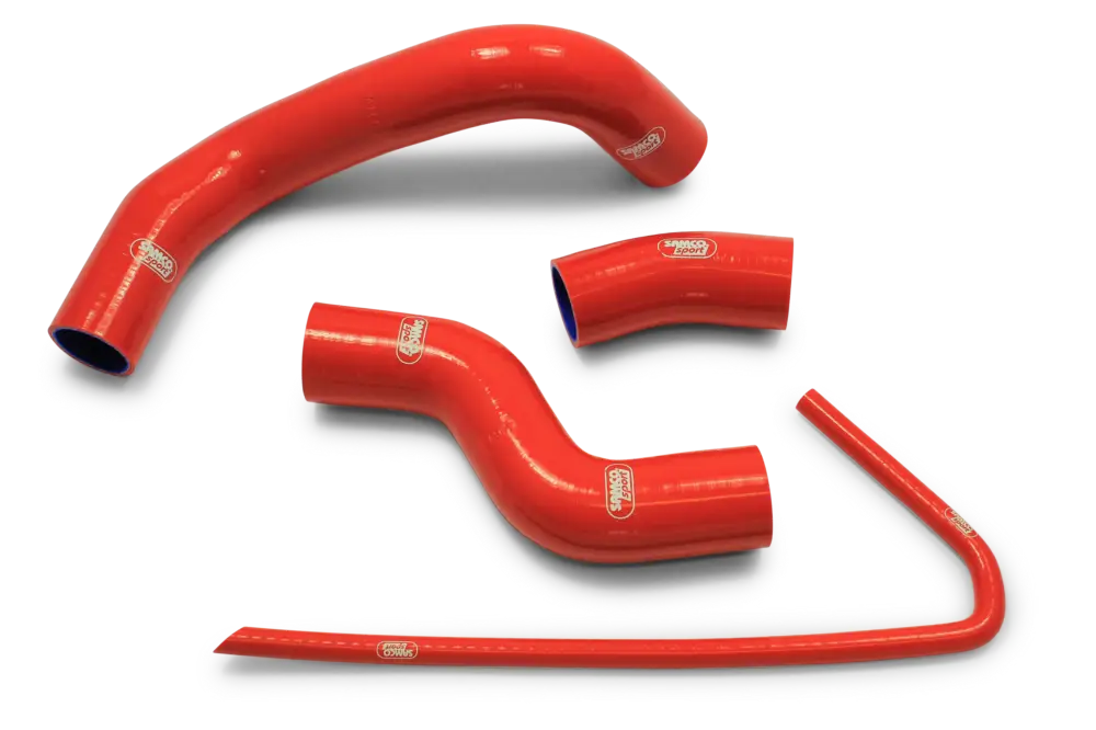 Akce Samco Sport 4-dílná sada silikonových hadic pro vedení chladicí kapaliny pro Toyota GT86 2012- On, barva viper červená