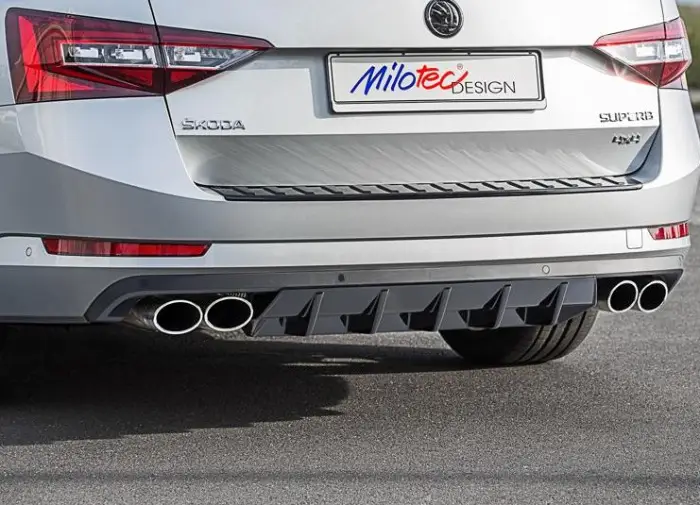 Finální Výprodej Milotec difuzor zadního nárazníku pro Škoda Superb III Lim./Combi od r.v. 2015