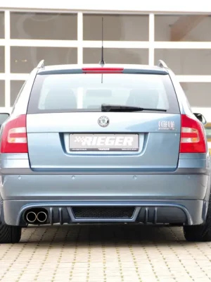 Rieger spoiler pod zadní nárazník pro Škoda Octavia 1Z combi r.v. 06/04-10/08, plast ABS bez povrchové úpravy Novinka