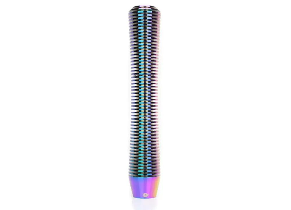 NRG Innovations hlavice řadicí páky Heat Sink Curvy dlouhá, barva neochrome Cenově Výhodný