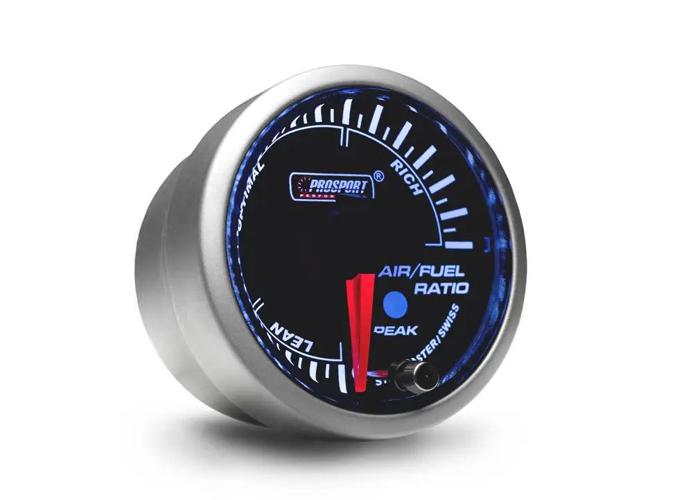 Vrácení Zdarma PROSPORT Performance přídavný budík řady Premium, měřená hodnota poměr vzduch/palivo