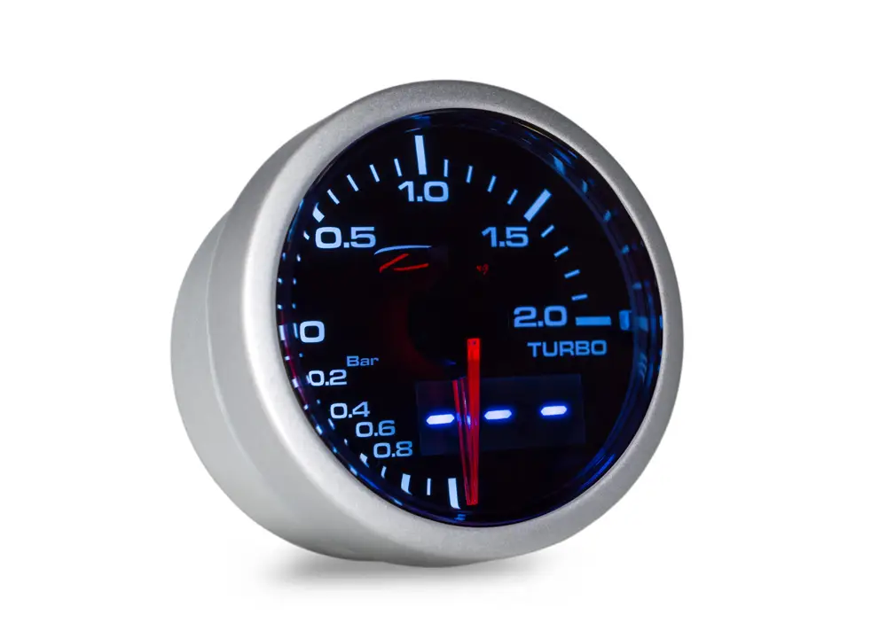 Depo Racing přídavný budík řady Dual View, měřená hodnota tlak turba Kup Teď