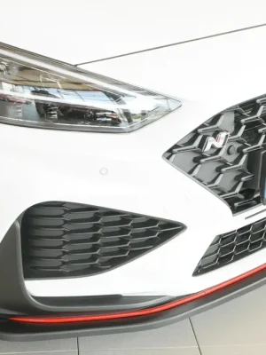Zlevněný Rieger lipa pod přední nárazník pro Hyundai i30 N-Performance PDE 5-dvéř. (fastback), 05/21-, plast ABS bez povrchové úpravy
