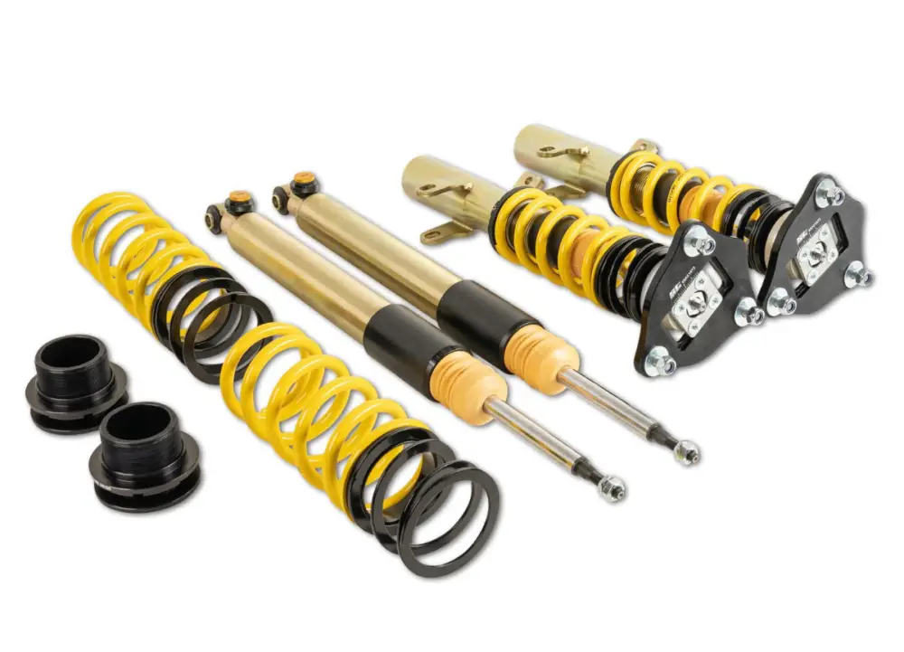 Akce Výškově stavitelný podvozek ST Suspensions ST XTA plus 3, ST XTA plus 3, ST XTA plus 3 s 3-cestně nastavitelnou tuhostí a unibaly pro BMW 2 Convertible F23 max zatížení PN do 1090 kg, pro vozy bez el. tlumičů