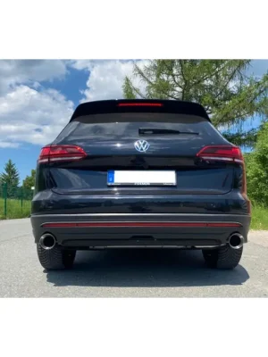 Aktuální Fox Sportauspuff koncový tlumič výfuku s koncovkou 1x114 Typ 25 na obou stranách pro Volkswagen Touareg CR7 2018- s motorem 3.0 TDI