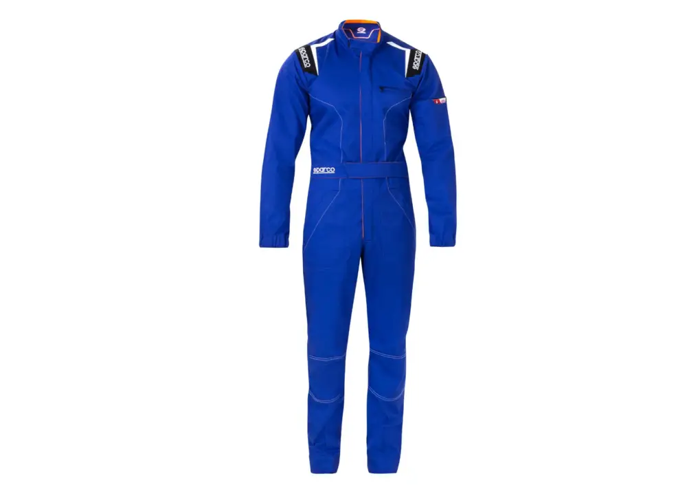 Cenová Bomba Kombinéza Sparco MS-4 pro karting nebo mechaniky, barva modrá, velikost XXL