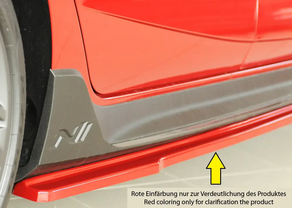 Rieger spoiler pod boční práh mont. strana levá pro Hyundai i20 N-Performance BC3 5-dvéř. (hatchback), r.v. 04/21-, plast ABS bez povrchové úpravy Cenově Výhodný