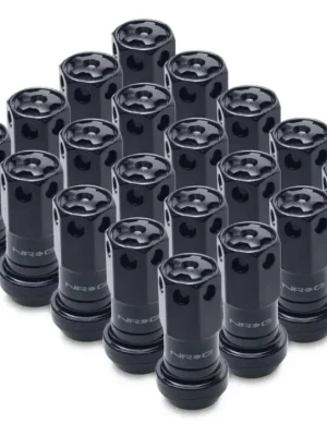 Jen Po Omezenou Doba NRG Innovations 600 Series sada ocelových kolových matic M12x1,5 20 ks + nástavec klíče, barva černá