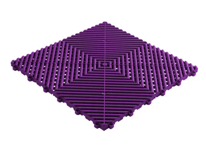 Cenový Hit Swisstrax dlaždice modulární podlahy typu Ribtrax PRO, 40 x 40 cm, barva Cosmic Purple fialová