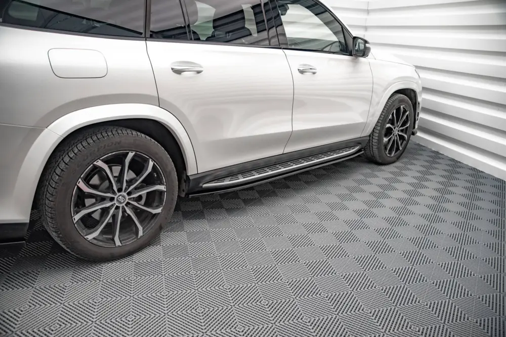 Maxton Design difuzory pod boční prahy pro Mercedes GLS X167 /AMG- Line, černý lesklý plast ABS Cenově Výhodný