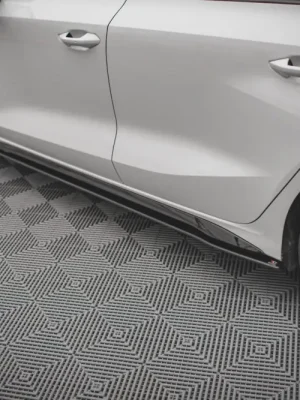 Časově Omezené Maxton Design "Street Pro" difuzory pod boční prahy pro Audi A3 8Y, plast ABS bez povrchové úpravy, S-Line