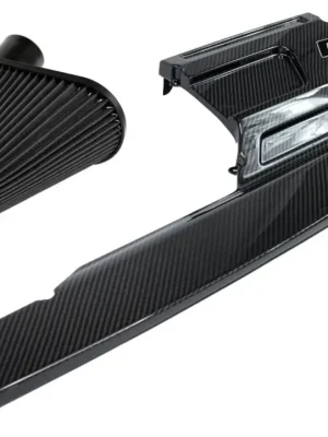Dokud Zásoby Vydrží Racingline sportovní kit sání R600 pro vozy platformy MQB EVO- Golf 8/Octavia IV/Leon KL/Audi S3, materiál vložky filtru bavlněná, kryt kitu sání lesklý karbon