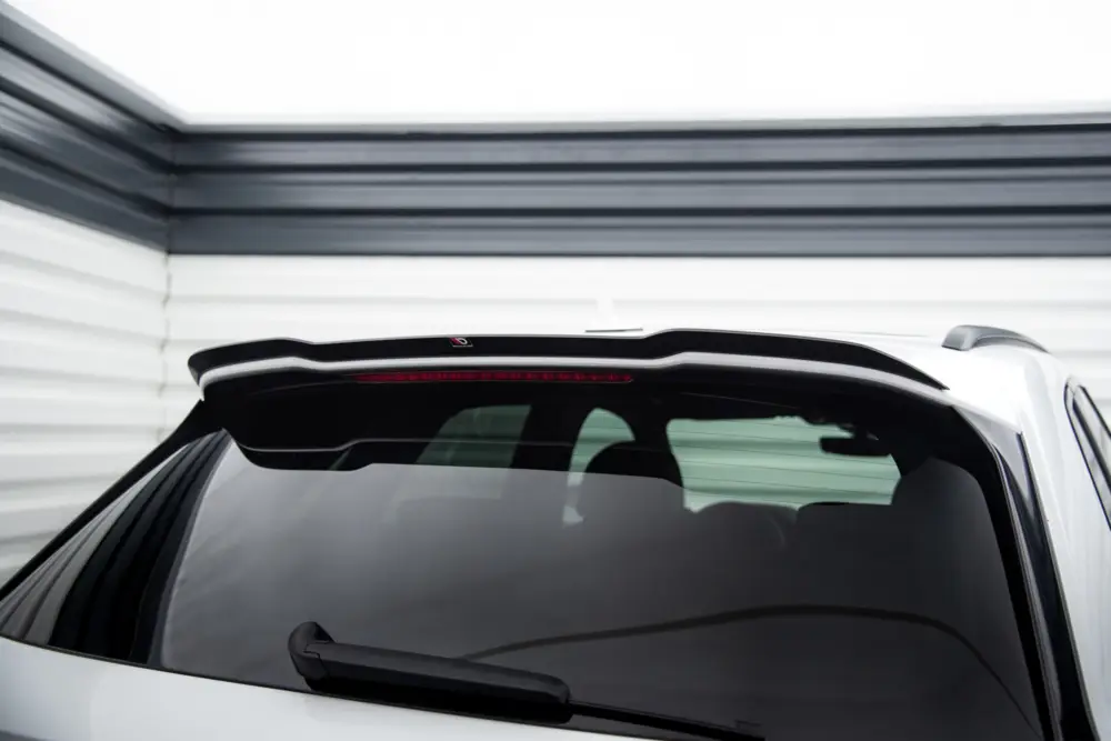 Horká Nabídka Maxton Design prodloužení spoileru pro Audi Q5 Mk2 S-Line, černý lesklý plast ABS