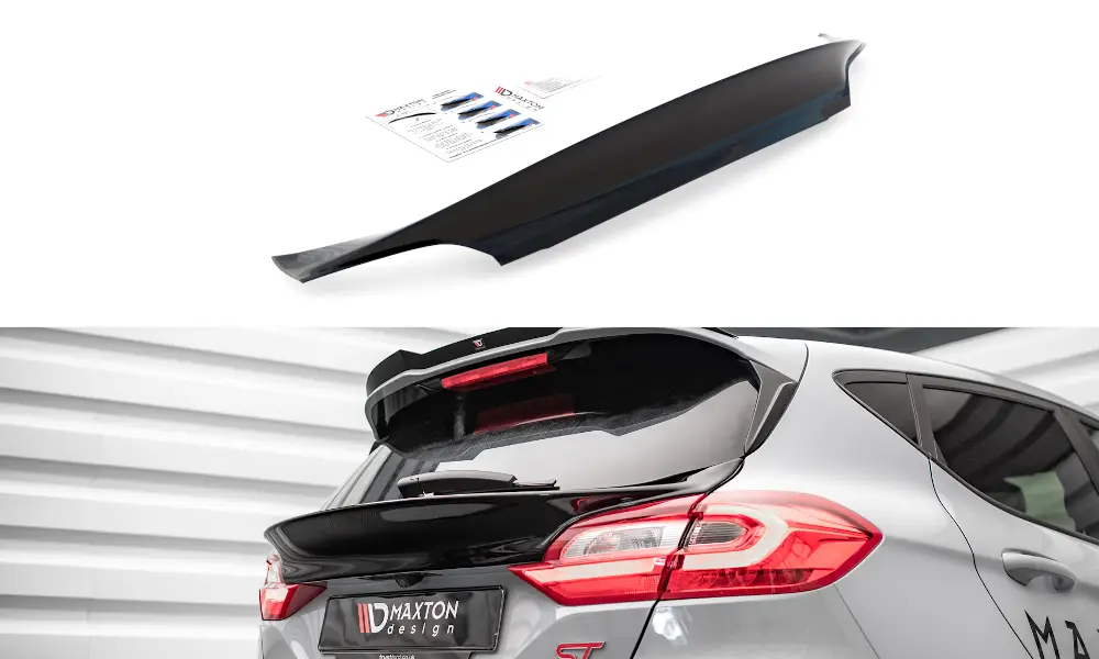 Výhodná Nabídka Maxton Design patka na zadní okno pro Ford Fiesta Mk8, černý lesklý plast ABS