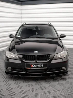 Dokud Zásoby Vydrží Maxton Design spoiler pod přední nárazník ver.2 pro BMW řada 3 E90, černý lesklý plast ABS