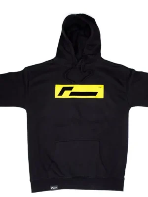 Must-Have Racingline mikina s kapucou černo-žlutá, velikost S