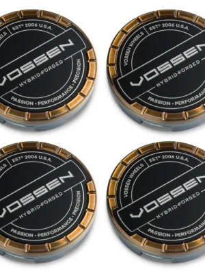 Vossen sada středových pokliček Billet Sport Hybrid Forged, barva okraje zlatá Cenová Bomba