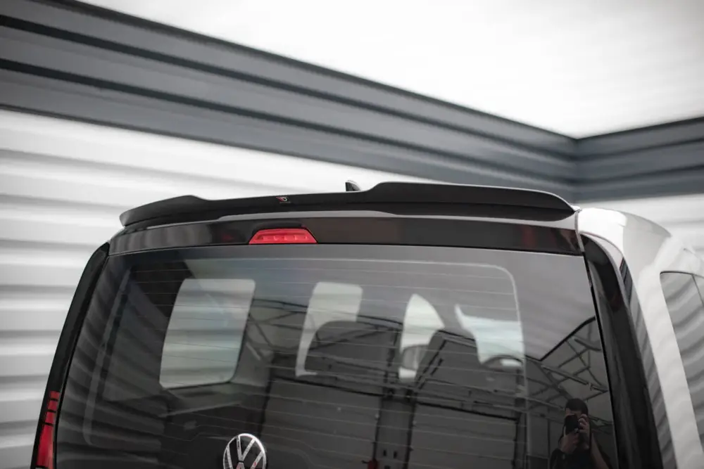 Dokud Zásoby Vydrží Maxton Design prodloužení spoileru pro Volkswagen Caddy Mk5, černý lesklý plast ABS