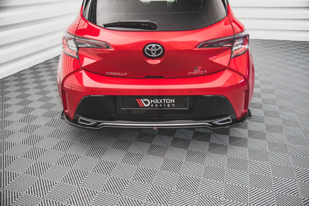 Maxton Design středový spoiler zadního nárazníku pro Toyota Corolla XII GR Sports /Hatchback, černý lesklý plast ABS Odeslání Ihned