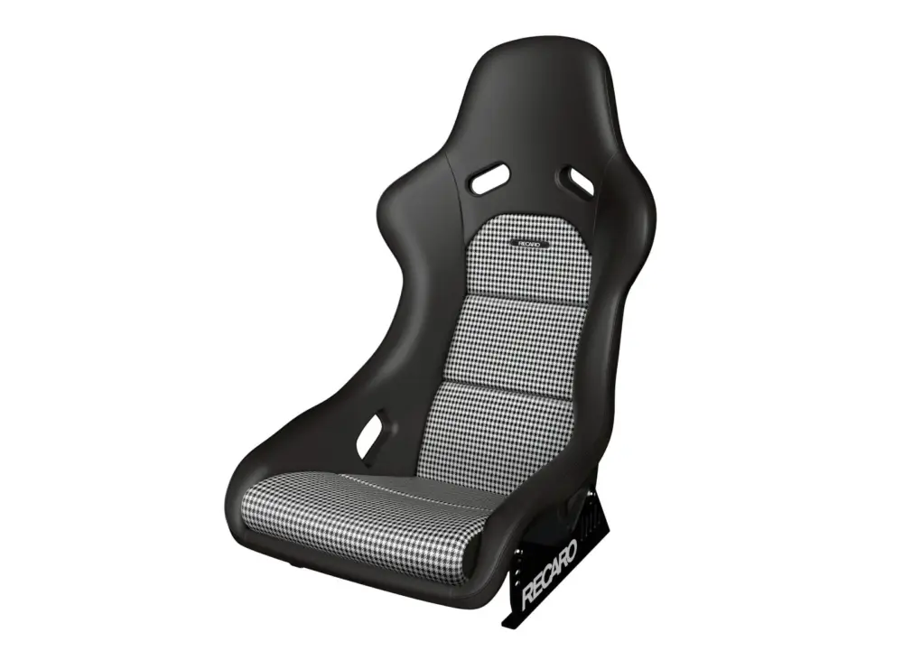 Hit Sezóny RECARO Classic Pole Position sportovní skořepinové sedadlo, potah kůže / Pepita