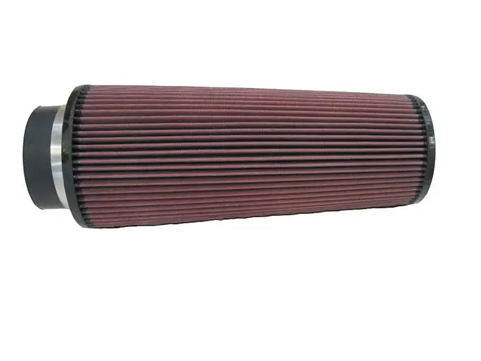 Hit Sezóny K&N univerzální kulatý zkosený filtr se vstupem 102 mm a výškou 356 mm, gumový vrchlík