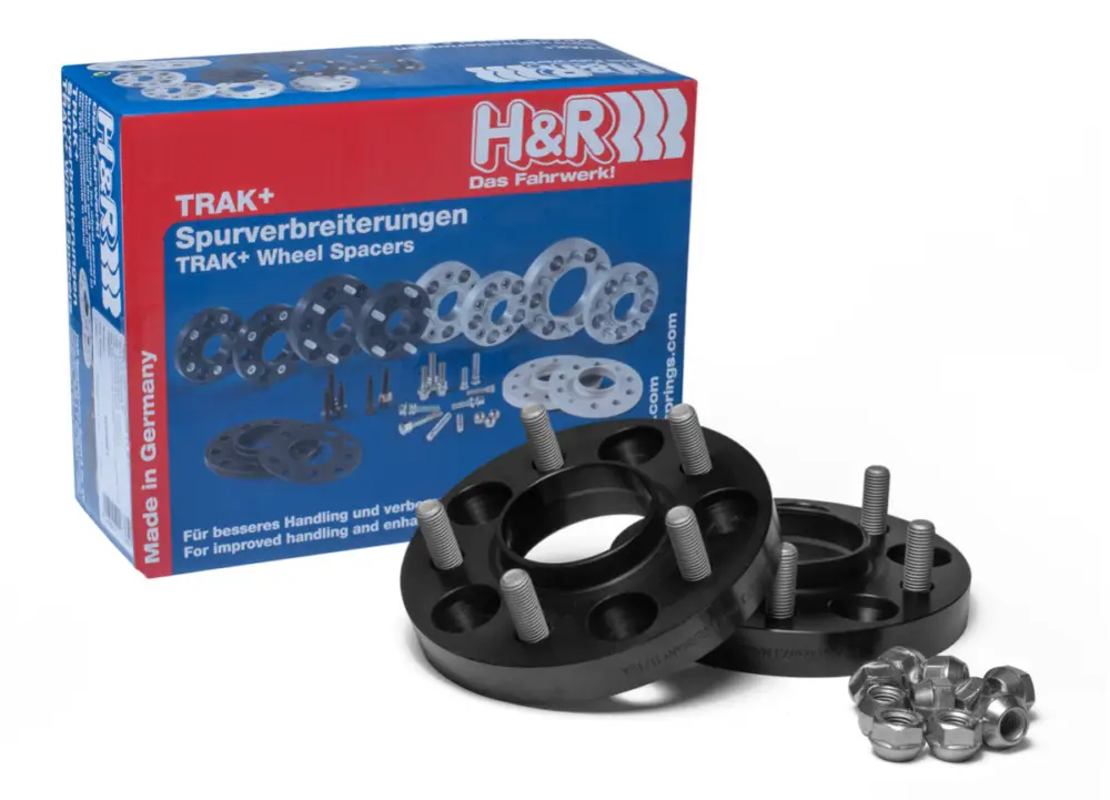 H&R 2 kusy rozšiřovacích podložek typ DRM36 o šířce 18 mm mm pro Fiat 124 NF, barva černá Výprodej