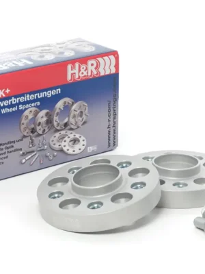 Akční Cena H&R 2 kusy rozšiřovacích podložek typ DRA50 o šířce 25 mm pro Mini Clubmann Cooper SD UKL-L (F54), barva stříbrná
