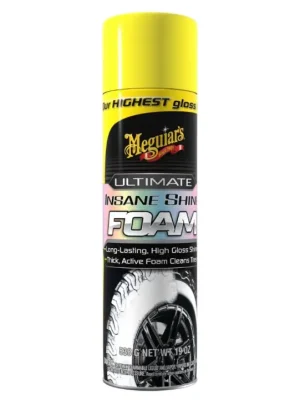 Expresní Doručení Meguiar's Ultimate Insane Shine Foam - čisticí pěna a nejlesklejší přípravek na ochranu pneumatik v sortimentu Meguiar's, 538 g