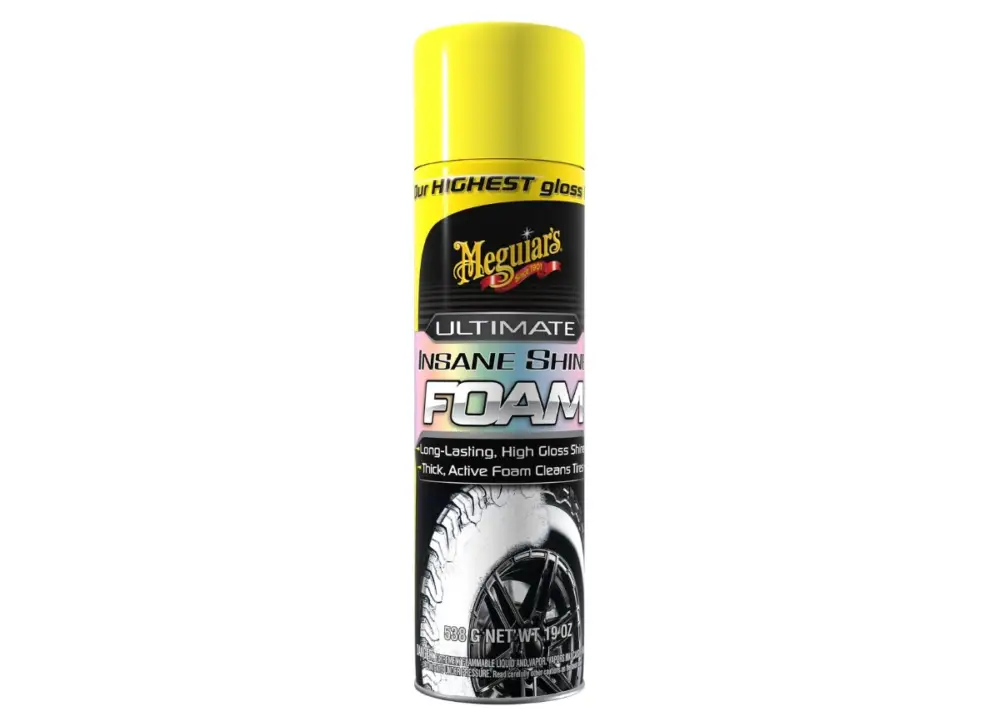 Expresní Doručení Meguiar's Ultimate Insane Shine Foam - čisticí pěna a nejlesklejší přípravek na ochranu pneumatik v sortimentu Meguiar's, 538 g