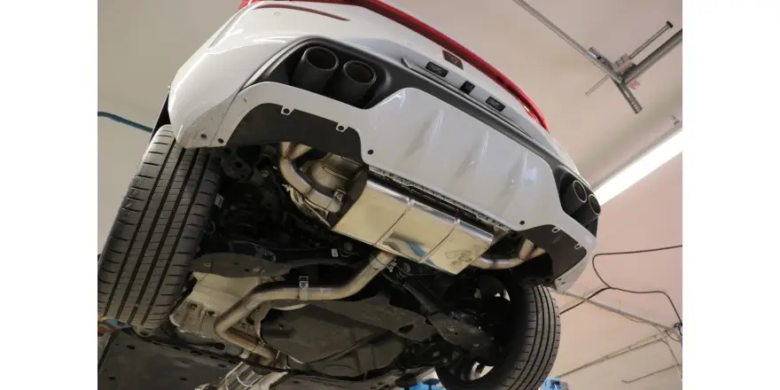 Fox Sportauspuff koncový díl s napojením na orig. koncovky pro Cupra Leon KL s motorem 2.0, 4x2 Cenově Výhodný