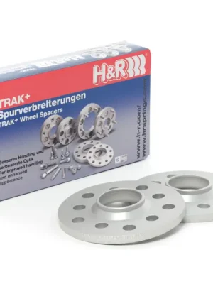 Akční Cena H&R 2 kusy rozšiřovacích podložek typ DR20 o šířce 10 mm pro BMW Z4 E89 Z89, barva stříbrná, s délkou náběhového kroužku max. 12 mm