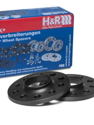 Zlevněný H&R 2 kusy rozšiřovacích podložek typ DR20 o šířce 10 mm pro Seat Ateca 5FP, barva černá, s délkou náběhového kroužku max. 12 mm