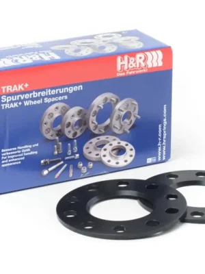 Značkový H&R 2 kusy rozšiřovacích podložek typ DR16 o šířce 8 mm pro Škoda Octavia 1U, barva černá