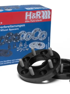 Zlevněný H&R 2 kusy rozšiřovacích podložek typ DRM40 o šířce 20 mm mm pro Toyota Yaris XP9F, barva černá