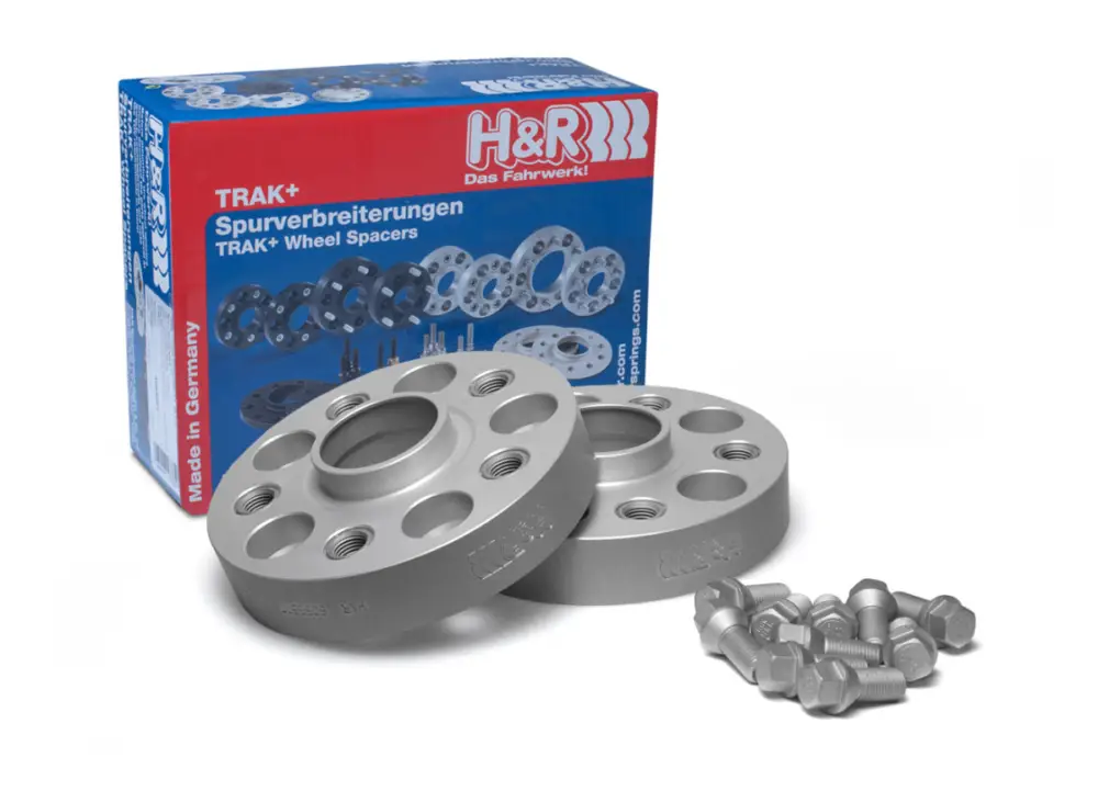 Novinka H&R 2 kusy rozšiřovacích podložek typ DRA90 o šířce 45 mm pro BMW řada 6 E64 663C, barva stříbrná