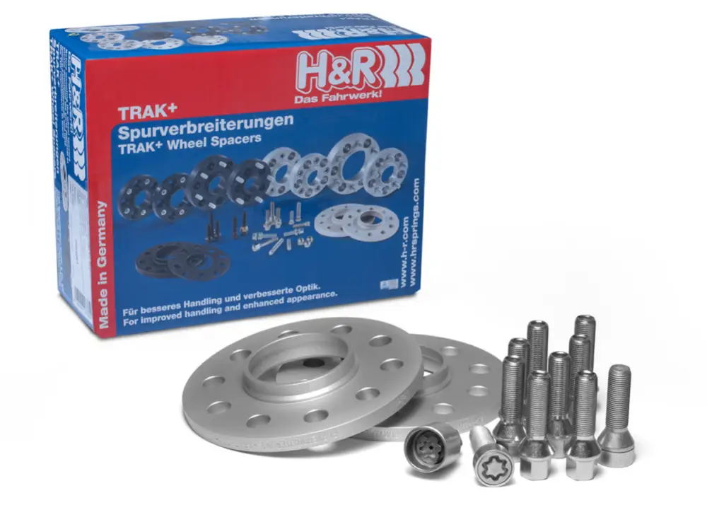 H&R 2 kusy rozšiřovacích podložek typ DR-ABE20 o šířce 10 mm včetně spojovacího materiálu pro Audi A6 4G1 (C7), barva stříbrná Horká Nabídka
