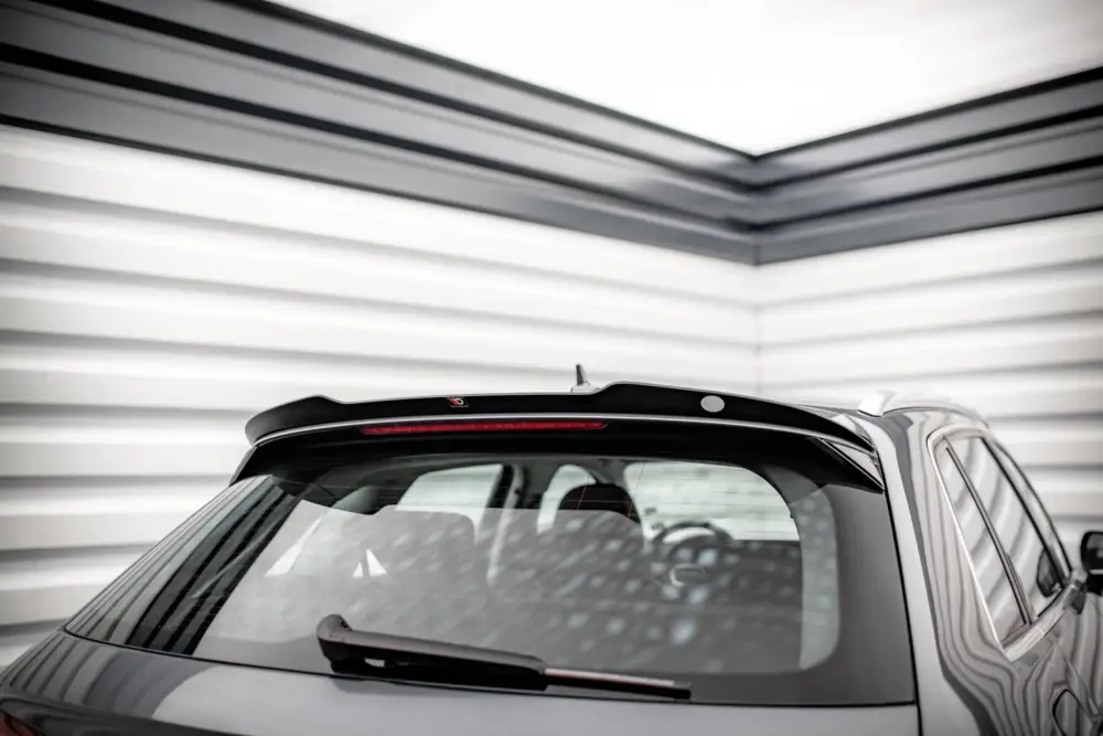 Maxton Design prodloužení spoileru pro Audi A3 8V, černý lesklý plast ABS, Sportback Akční Nabídka