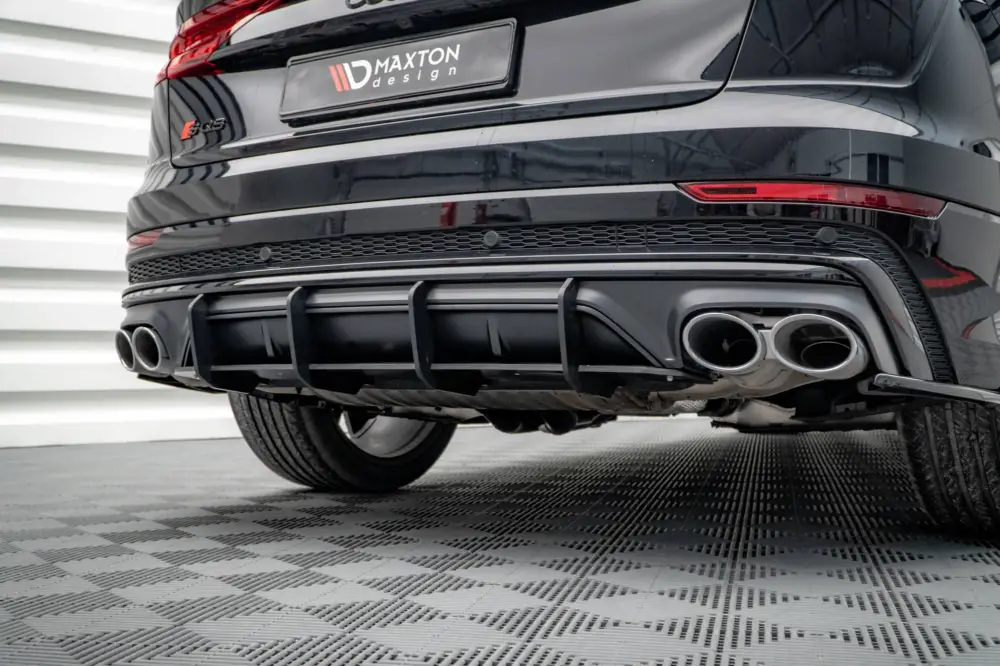 Must-Have Maxton Design "Street Pro" difuzor zadního nárazníku pro Audi SQ8 Mk 1, plast ABS bez povrchové úpravy