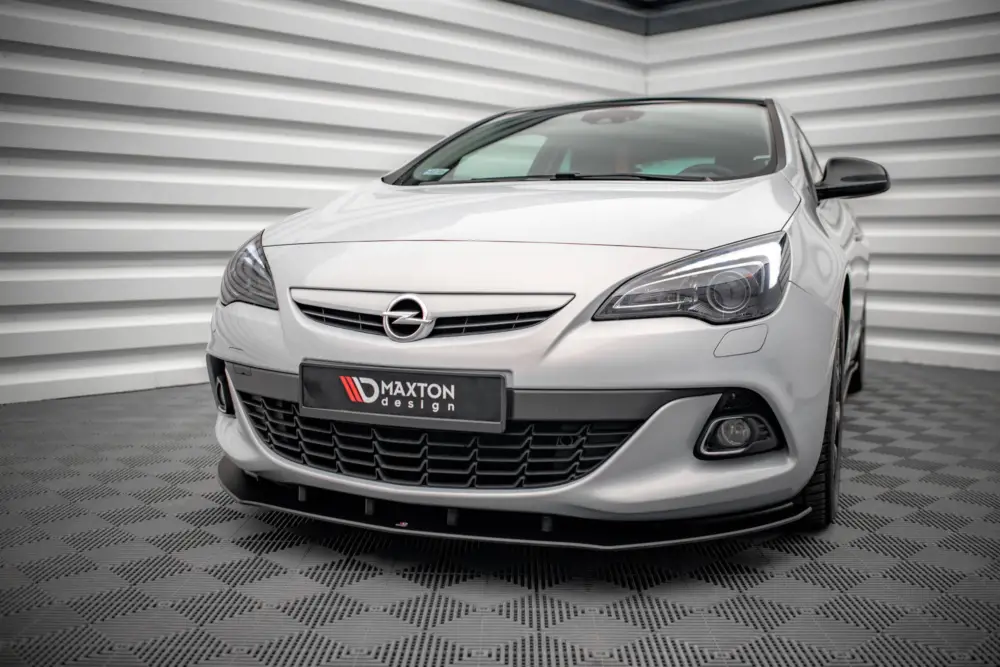 Maxton Design "Street Pro" spoiler pod přední nárazník pro Opel Astra J (Mk4), plast ABS bez povrchové úpravy, GTC OPC-Line Zlevněný