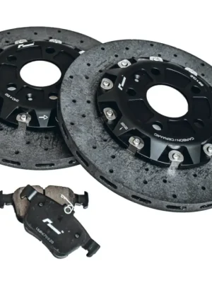 Racingline Stage 3+ karbon-keramické zadní kotouče s deskami pro vozy platformy MQB a MQB EVO, Model MQB mimo 2.5 TFSI Omezená Nabídka