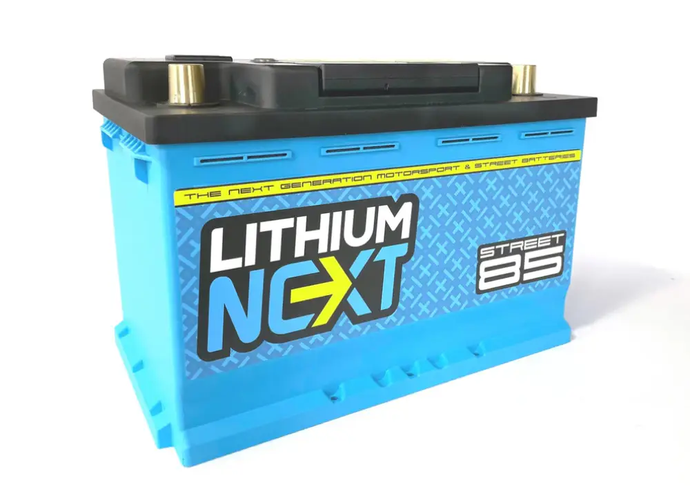 Zlevněný LithiumNEXT STREET85 lithiová autobaterie 40 Ah (ekvivalent 85 Ah), hmotnost 6,5 kg