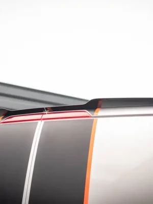 Časově Omezené Maxton Design prodloužení spoileru pro Ford Transit Custom Mk1 Facelift ST-Line, černý lesklý plast ABS