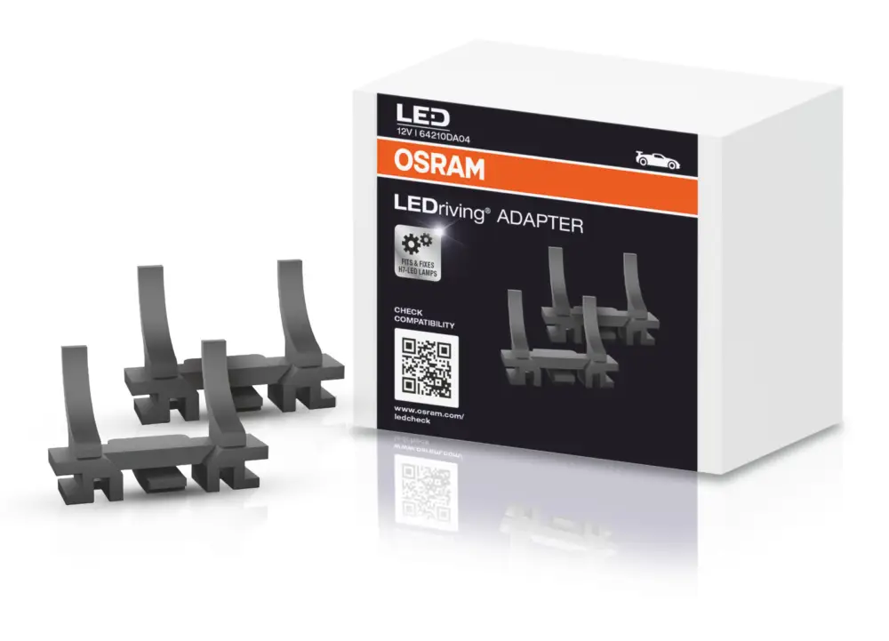 Osram LEDriving adaptéry pro použití LED autožárovek Osram Night Breaker LED H7, typ adaptéru 64210DA04 Cenově Výhodný