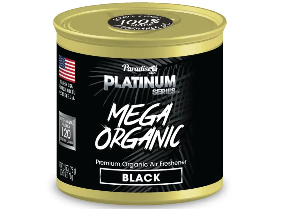 Cenový Hit Osvěžovač vzduchu Paradise Air Mega Organic Air Freshener 78 g, vůně Black