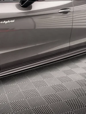 Výhodná Nabídka Maxton Design difuzory pod boční prahy pro Porsche Panamera 971 E-Hybrid, černý lesklý plast ABS